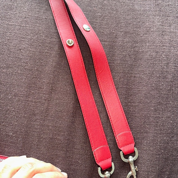 FENDI Vitello Century FF 1974 Stamp Rosso Camera Bag - Picture 9 of 10